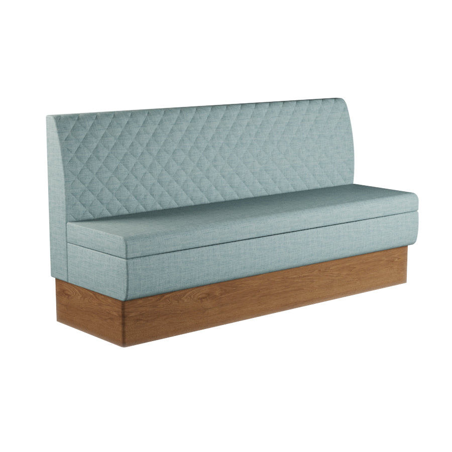 Quilted Straight Booth Seat - 1800mm Extra Large Unit