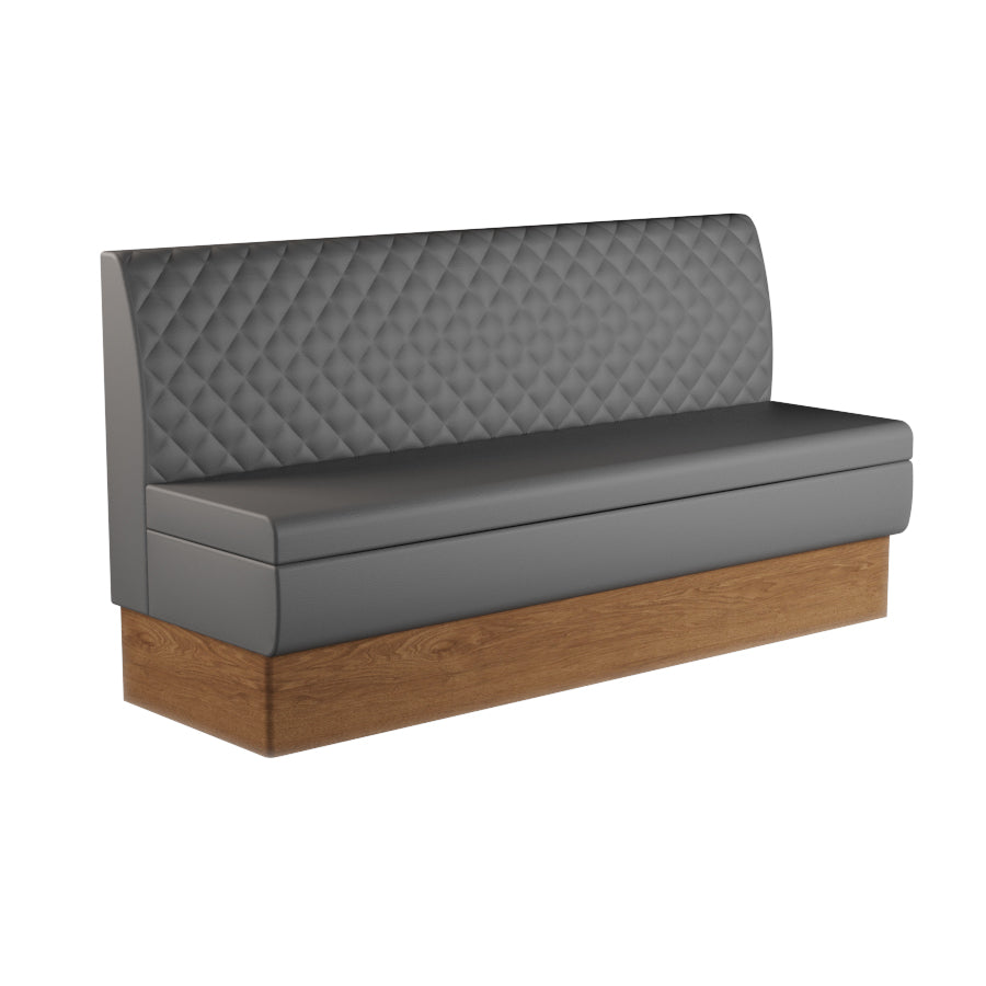 Quilted Straight Booth Seat - 1800mm Extra Large Unit