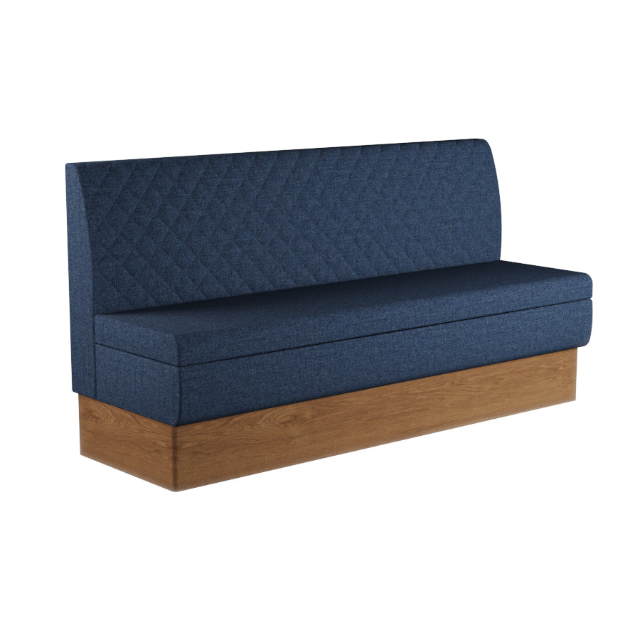 Quilted Straight Booth Seat - 1800mm Extra Large Unit