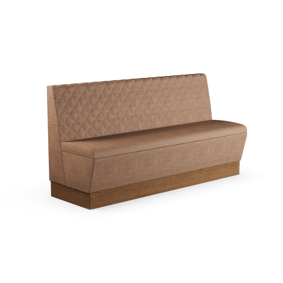 Quilted Straight Booth Seat - 1800mm Extra Large Unit