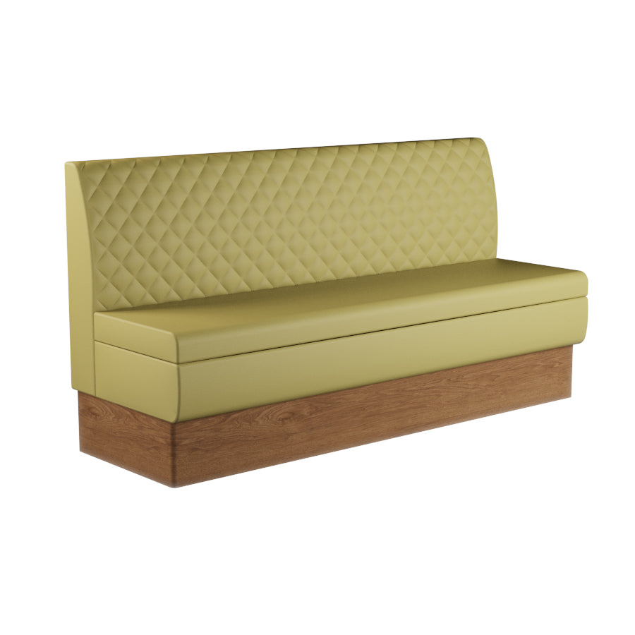 Quilted Straight Booth Seat - 1800mm Extra Large Unit