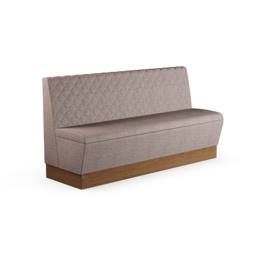 Quilted Straight Booth Seat - 1800mm Extra Large Unit