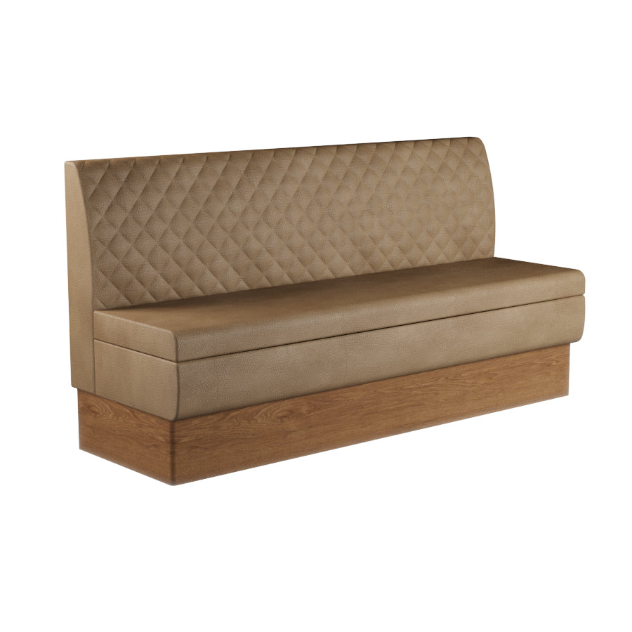 Quilted Straight Booth Seat - 1800mm Extra Large Unit