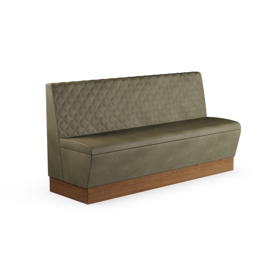 Quilted Straight Booth Seat - 1800mm Extra Large Unit