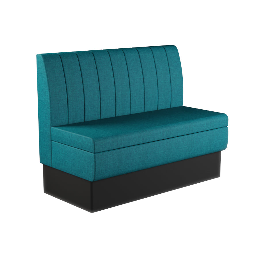 Fluted Straight Booth Seat - 1200mm Medium Unit