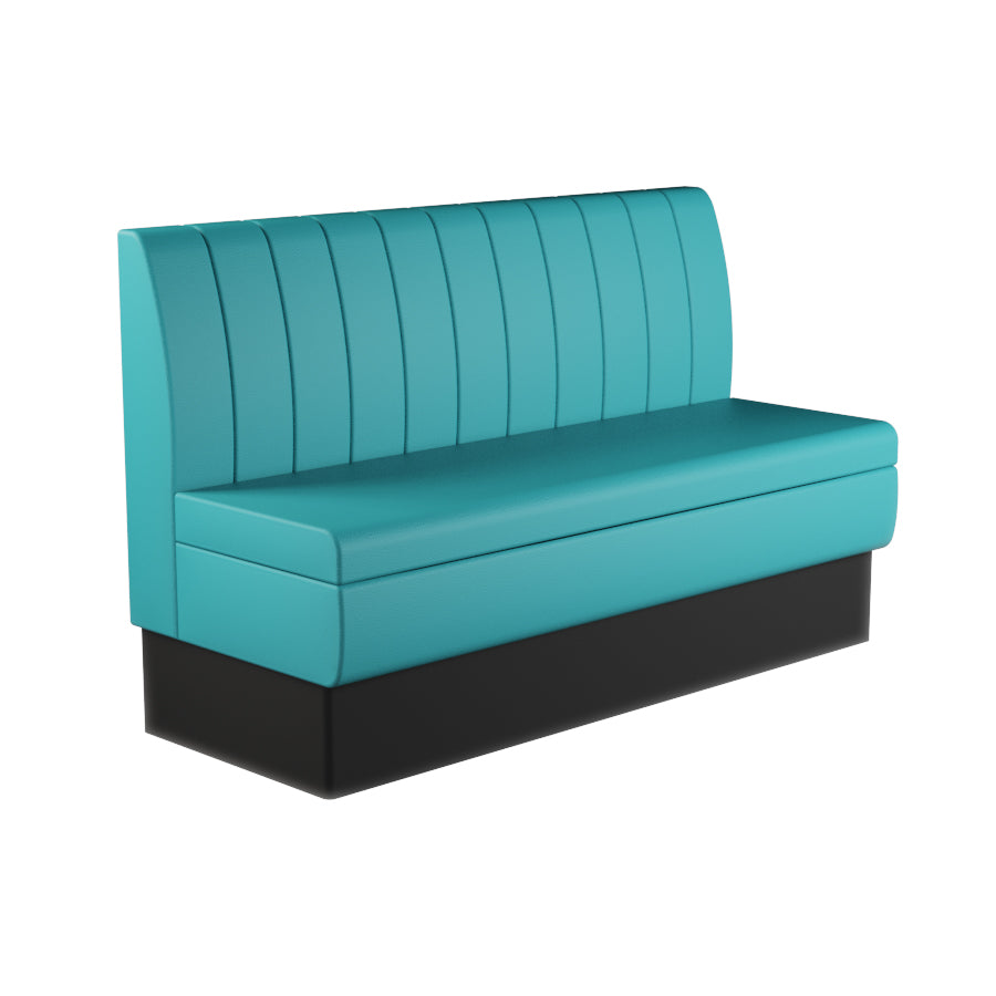 Fluted Straight Booth Seat - 1500mm Large Unit