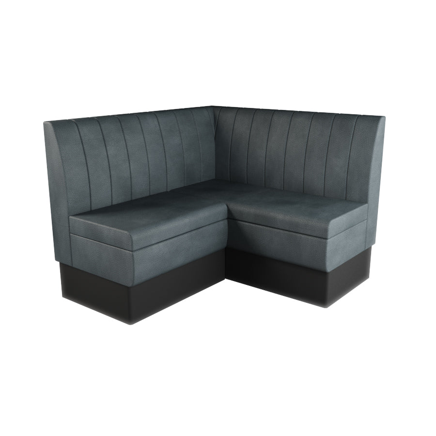 Small Corner Booth Set - Fluted Back