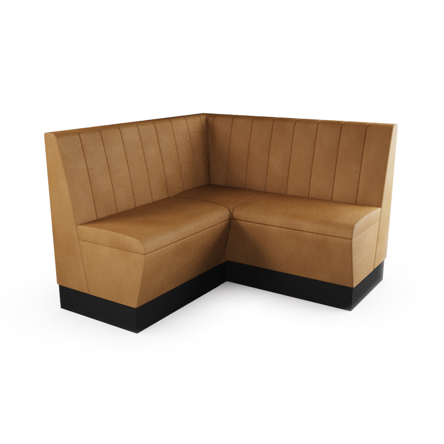Small Corner Booth Set - Fluted Back
