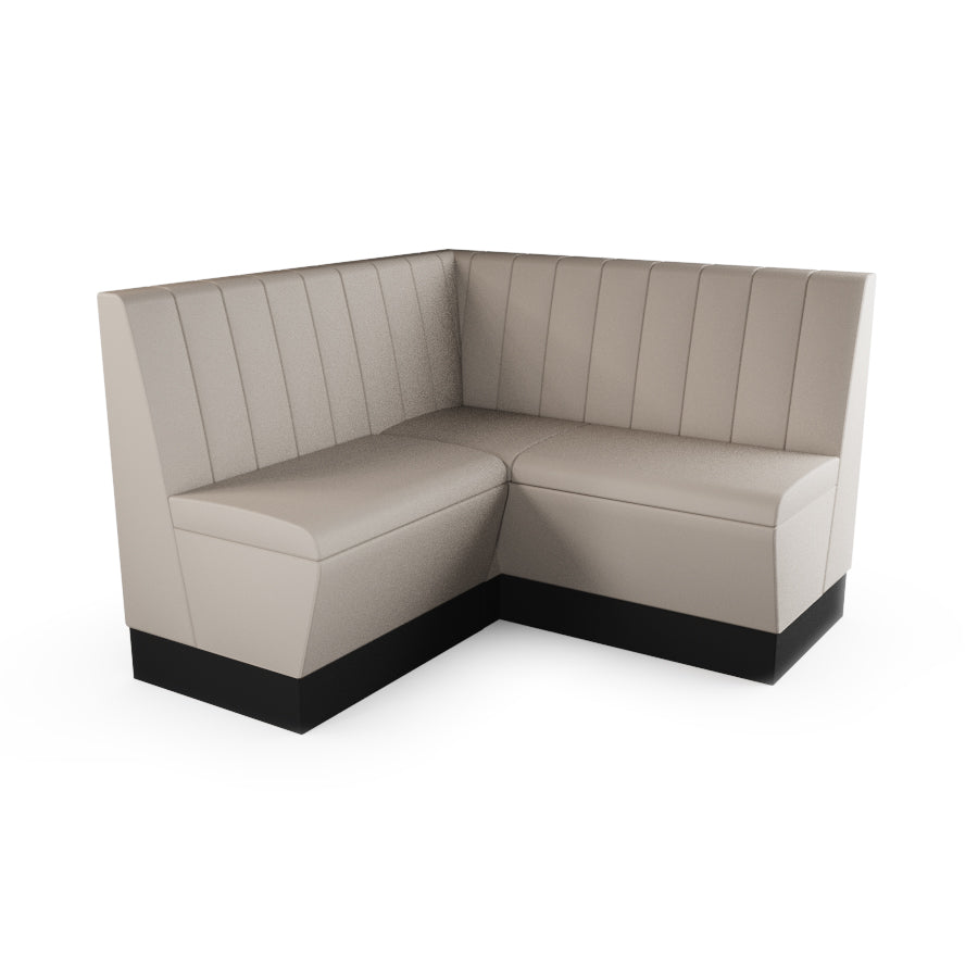 Small Corner Booth Set - Fluted Back
