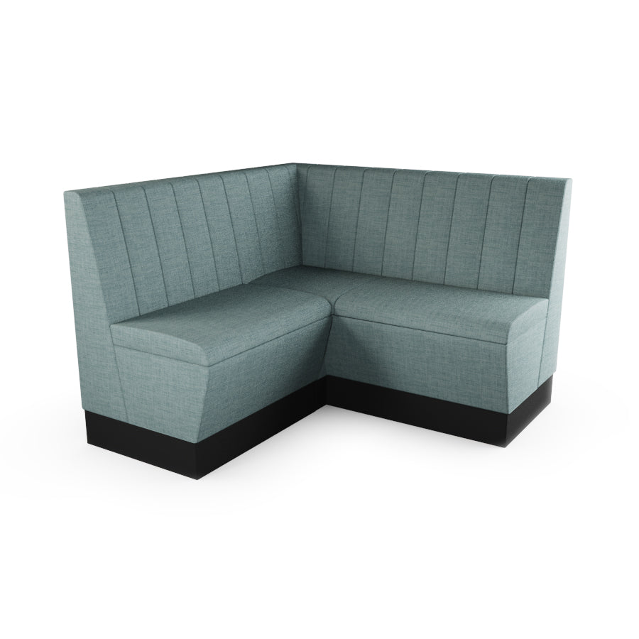 Small Corner Booth Set - Fluted Back