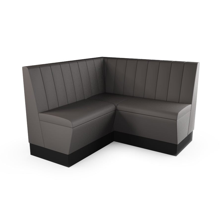 Small Corner Booth Set - Fluted Back