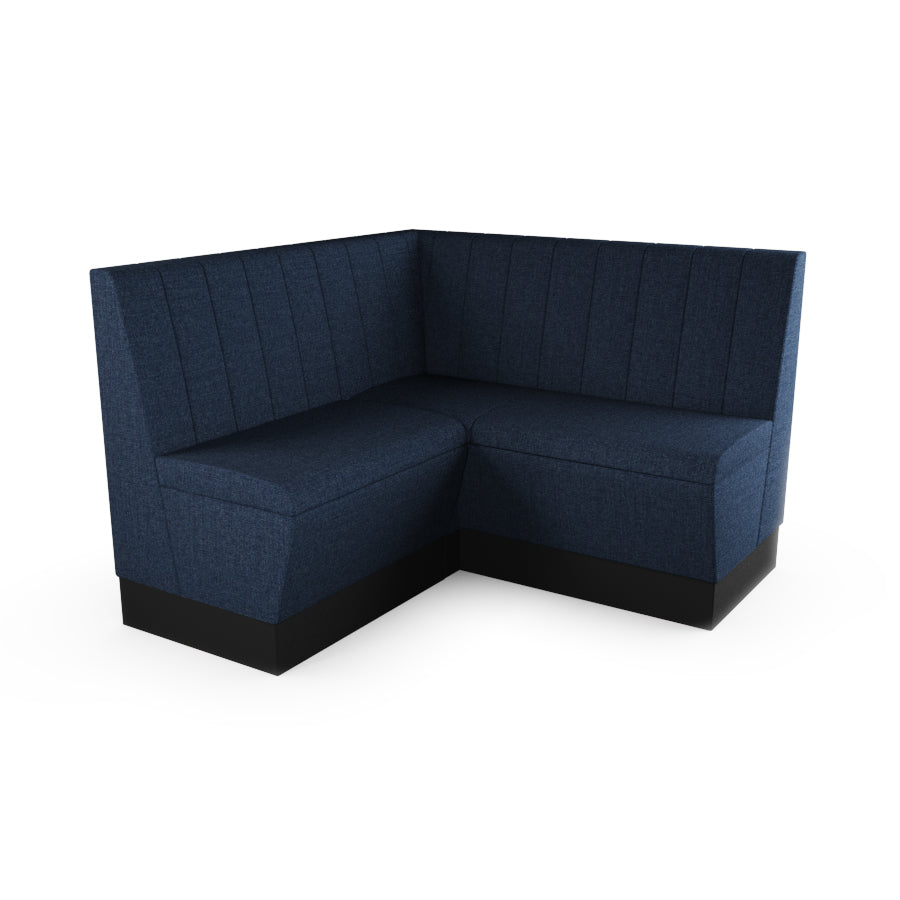Small Corner Booth Set - Fluted Back