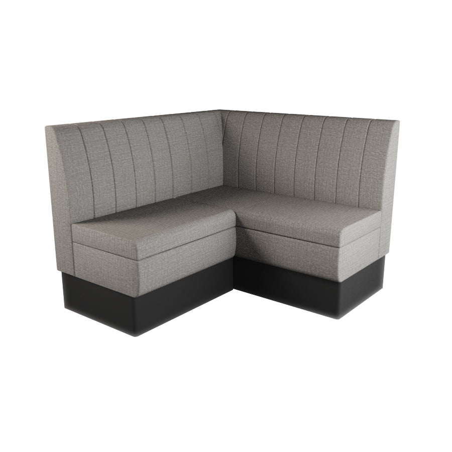 Small Corner Booth Set - Fluted Back