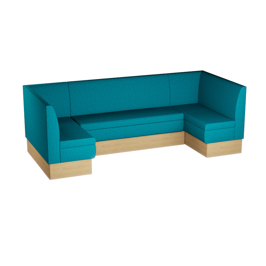 Large U-Shaped Booth Set