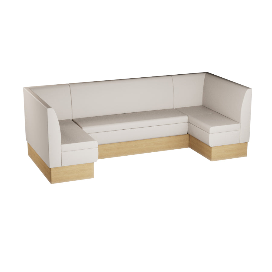 Large U-Shaped Booth Set