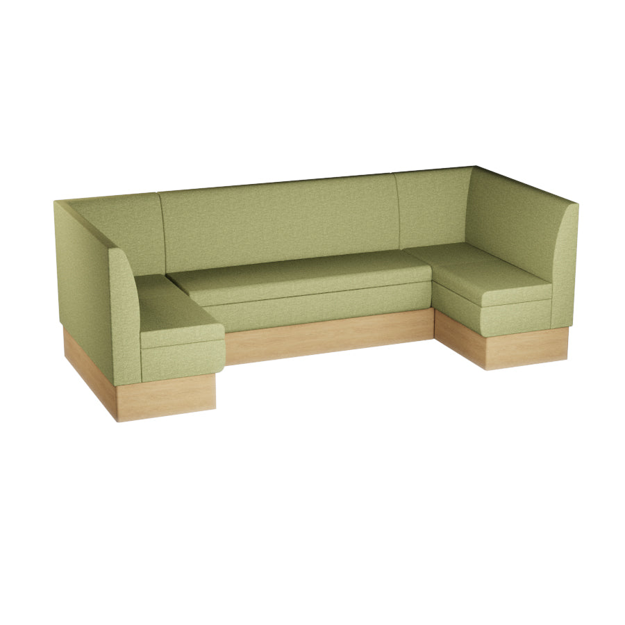 Large U-Shaped Booth Set