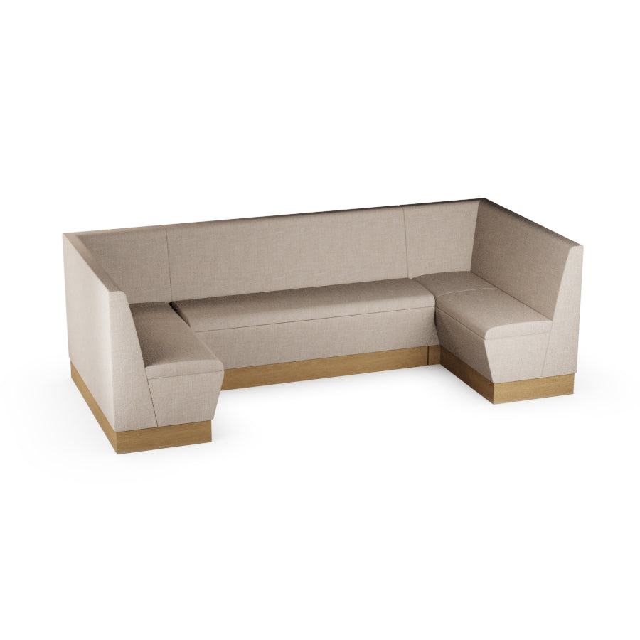 Large U-Shaped Booth Set