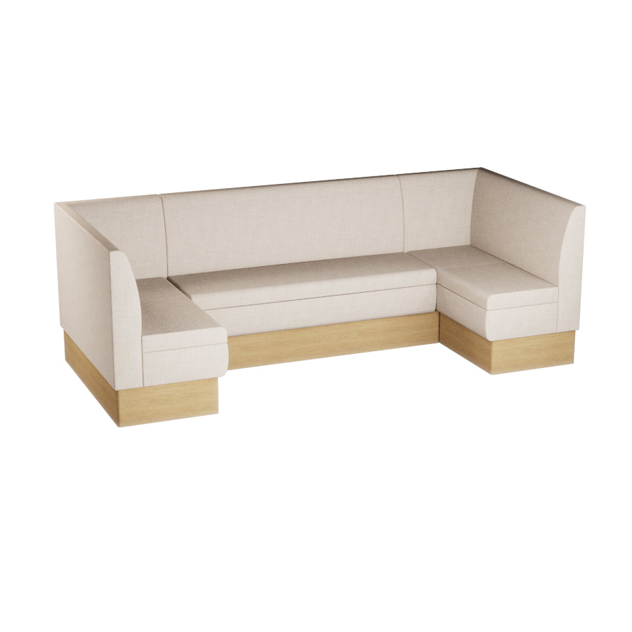 Large U-Shaped Booth Set