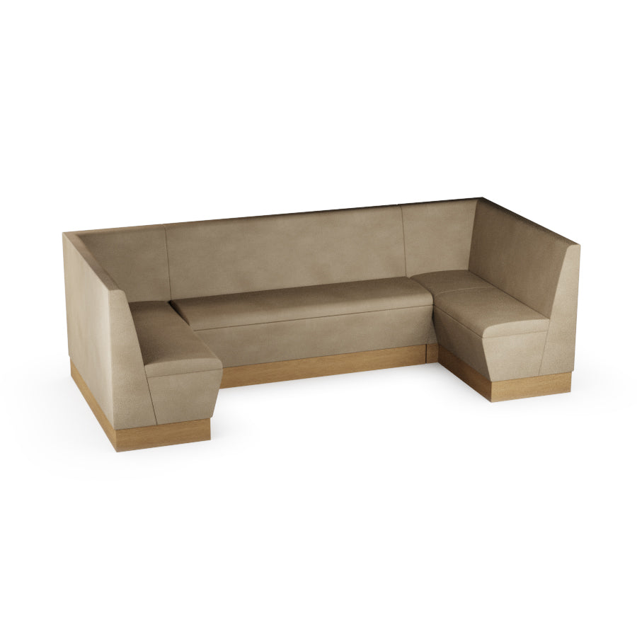 Large U-Shaped Booth Set