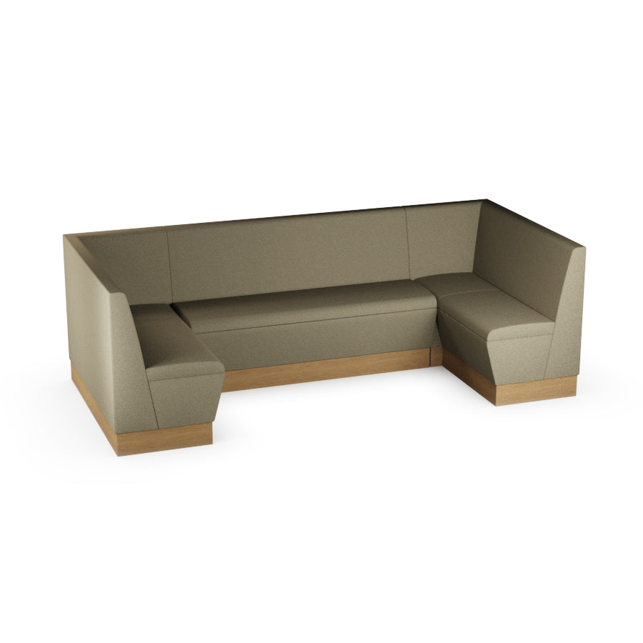 Large U-Shaped Booth Set