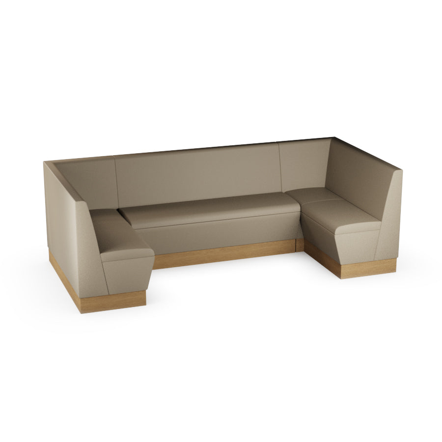 Large U-Shaped Booth Set