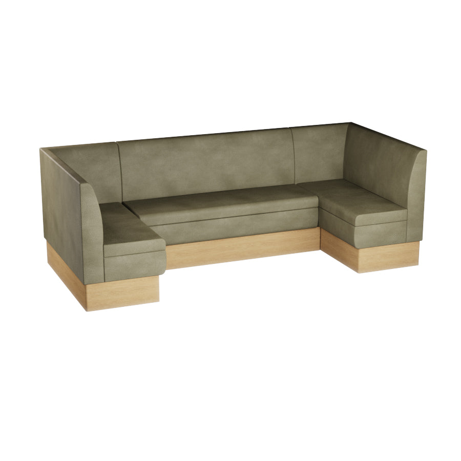 Large U-Shaped Booth Set