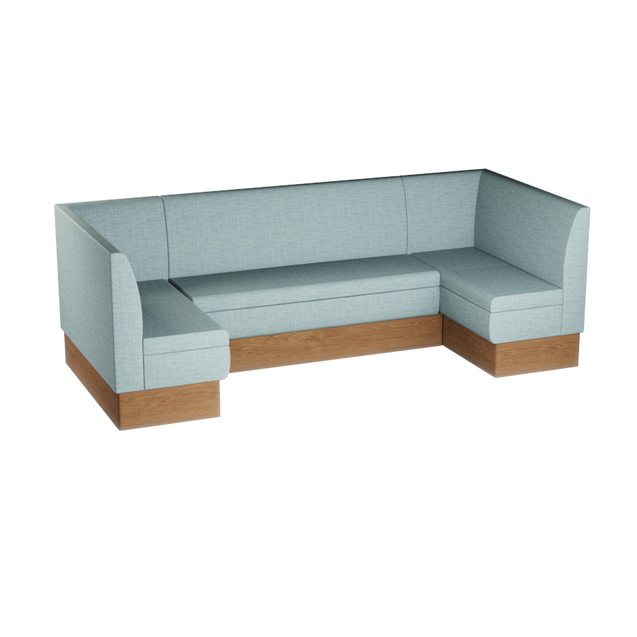 Large U-Shaped Booth Set