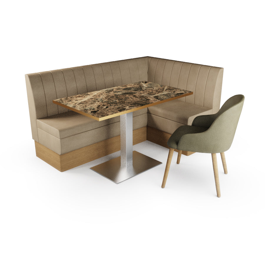 Medium Corner Booth Set
