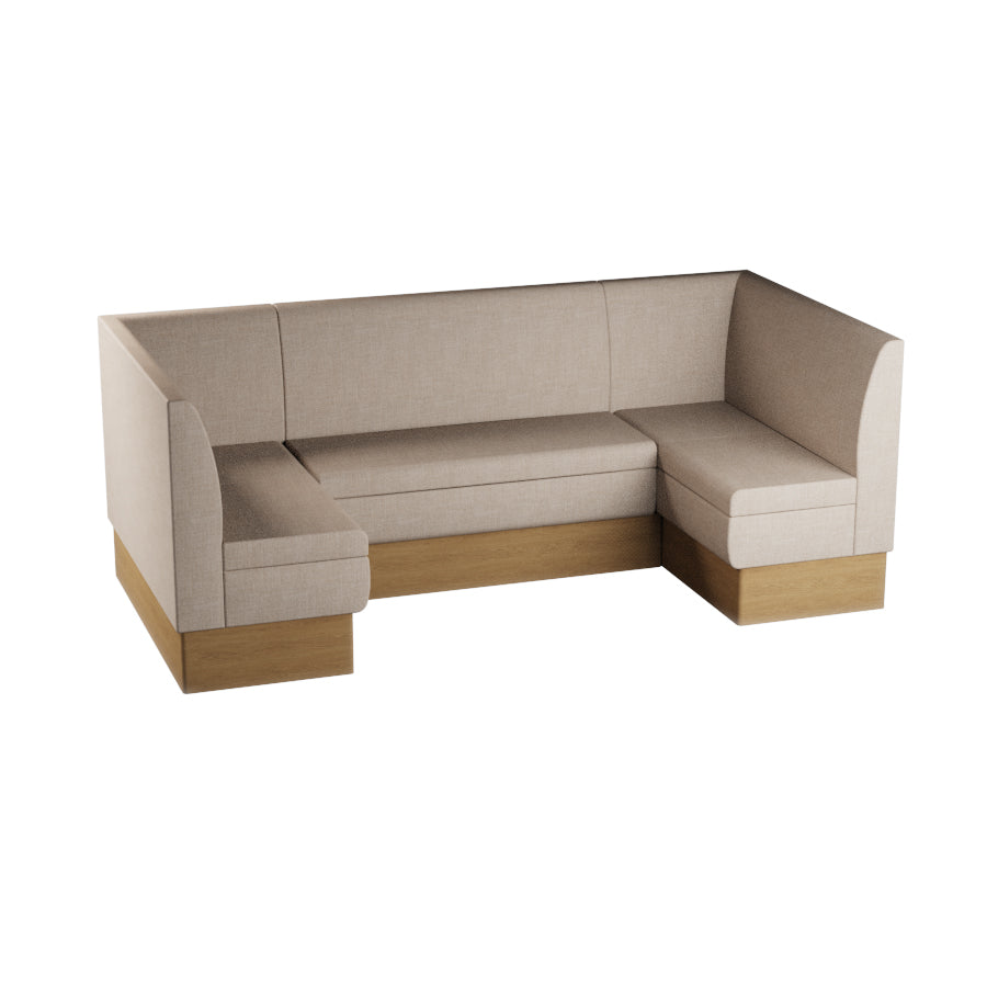Medium U-Shaped Booth Set