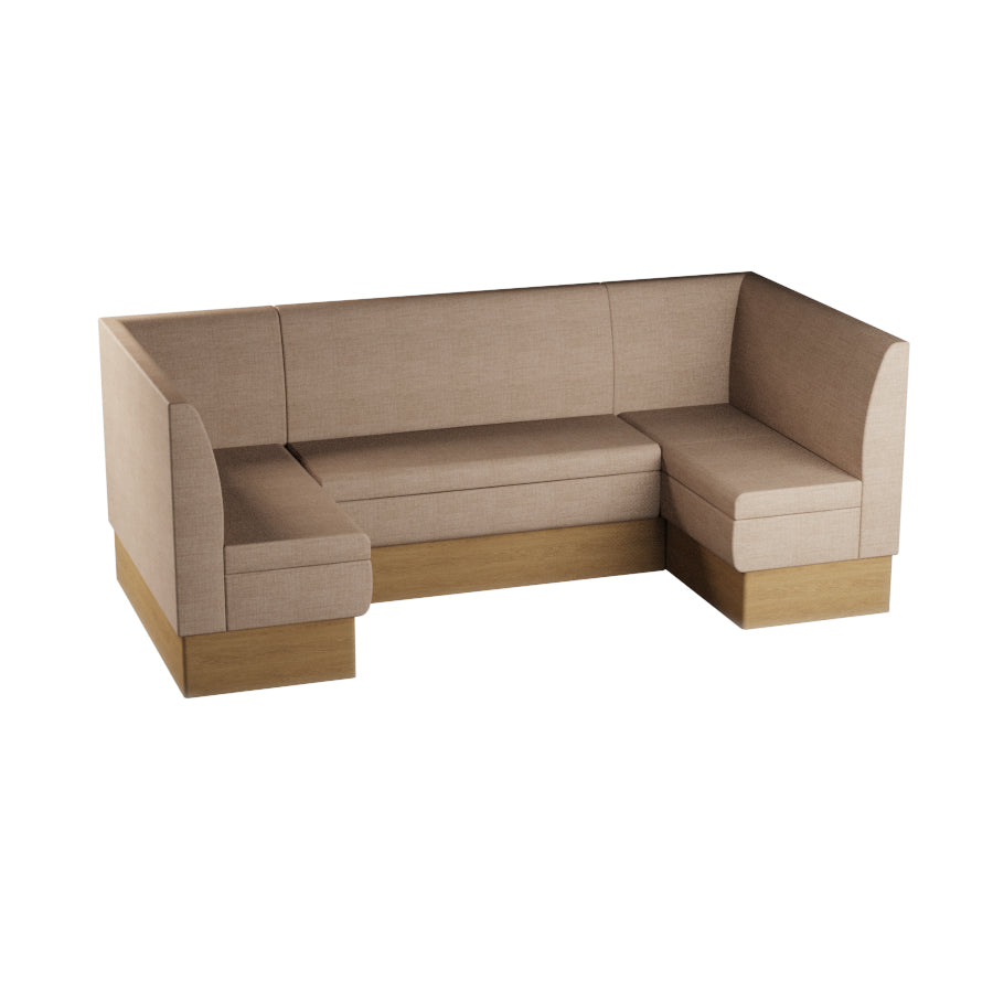 Medium U-Shaped Booth Set