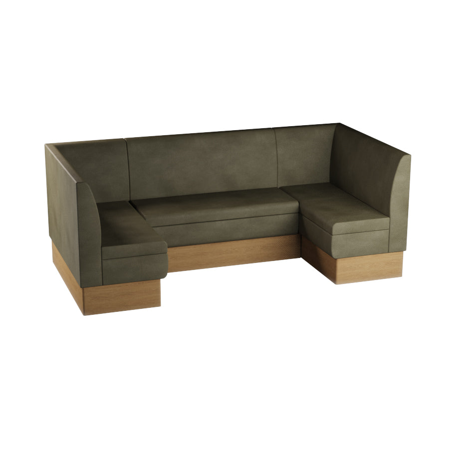 Medium U-Shaped Booth Set