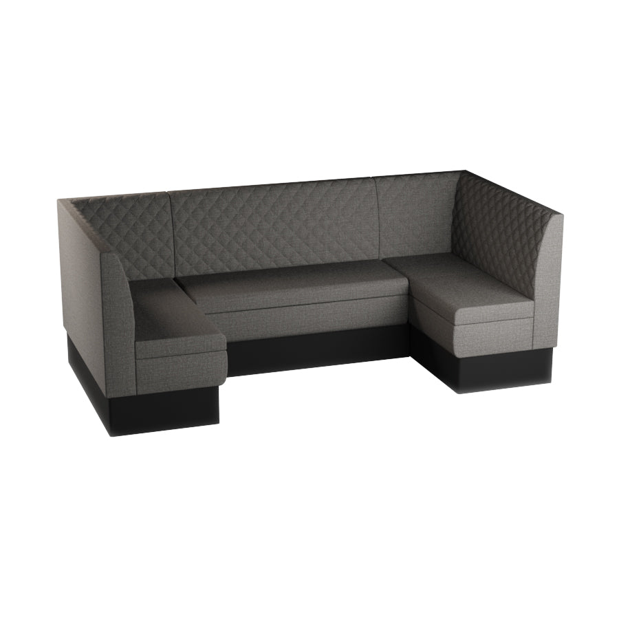 Medium U-Shaped Booth Set - Quilted Back