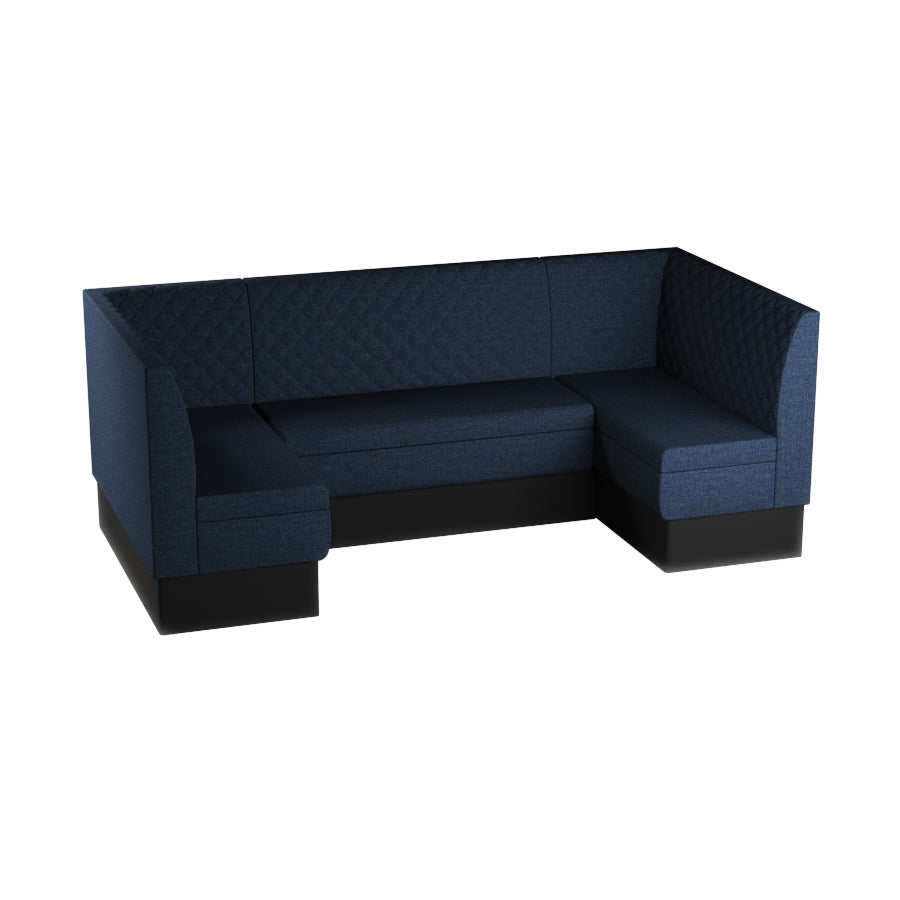 Medium U-Shaped Booth Set - Quilted Back