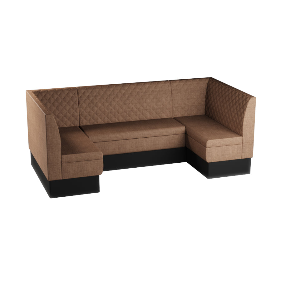 Medium U-Shaped Booth Set - Quilted Back