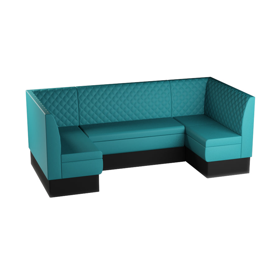 Medium U-Shaped Booth Set - Quilted Back