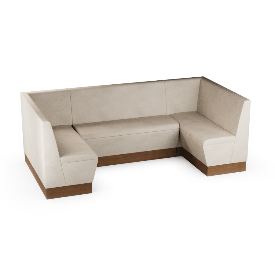 Medium U-Shaped Booth Set