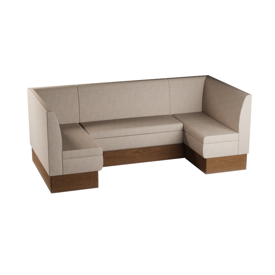 Medium U-Shaped Booth Set