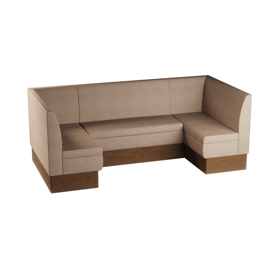 Medium U-Shaped Booth Set