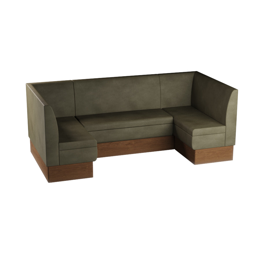 Medium U-Shaped Booth Set