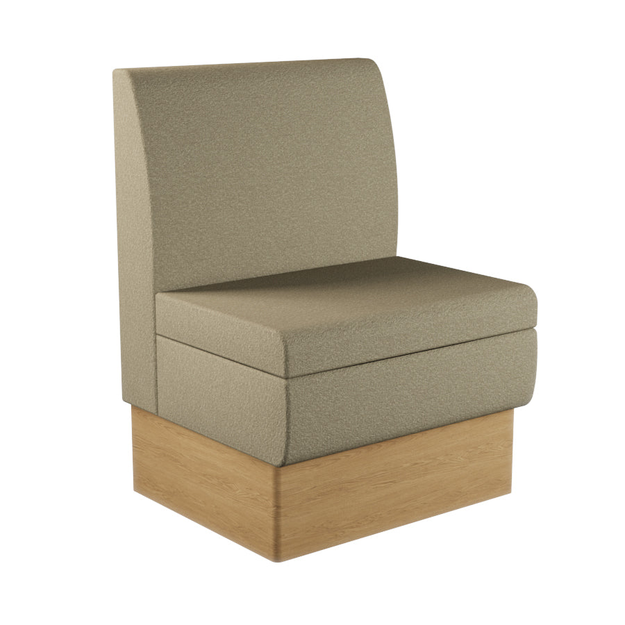 Straight Booth Seat - 700mm Small Unit