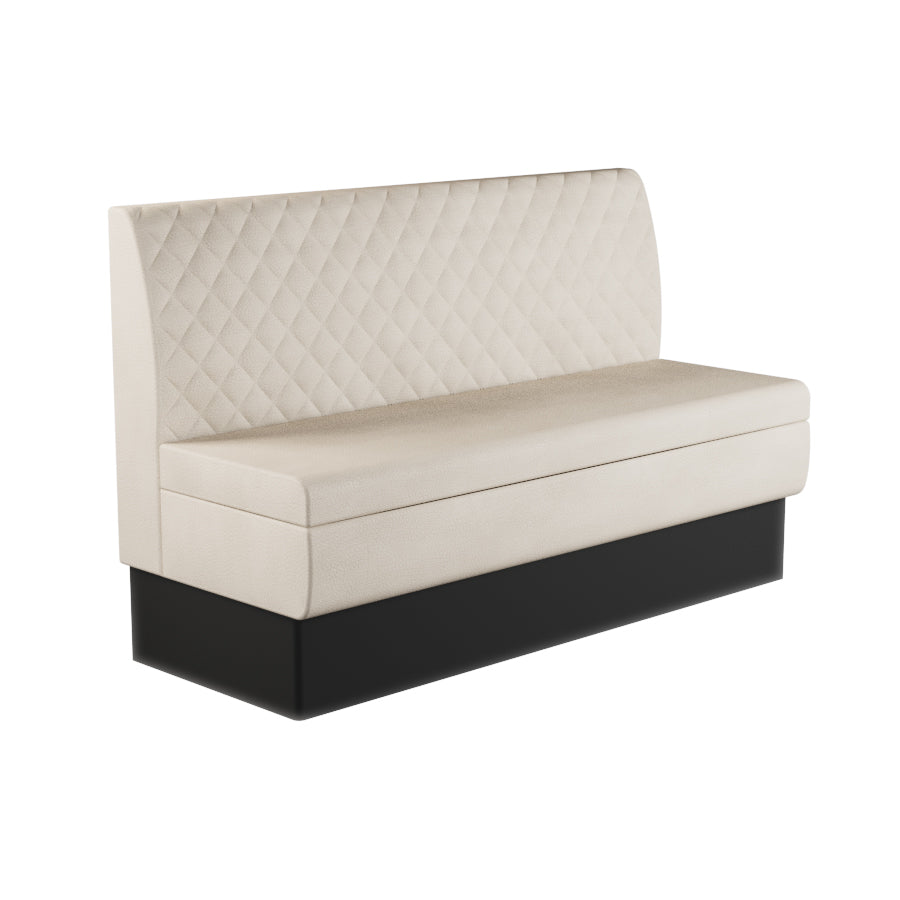 Quilted Straight Booth Seat - 1500mm Large Unit