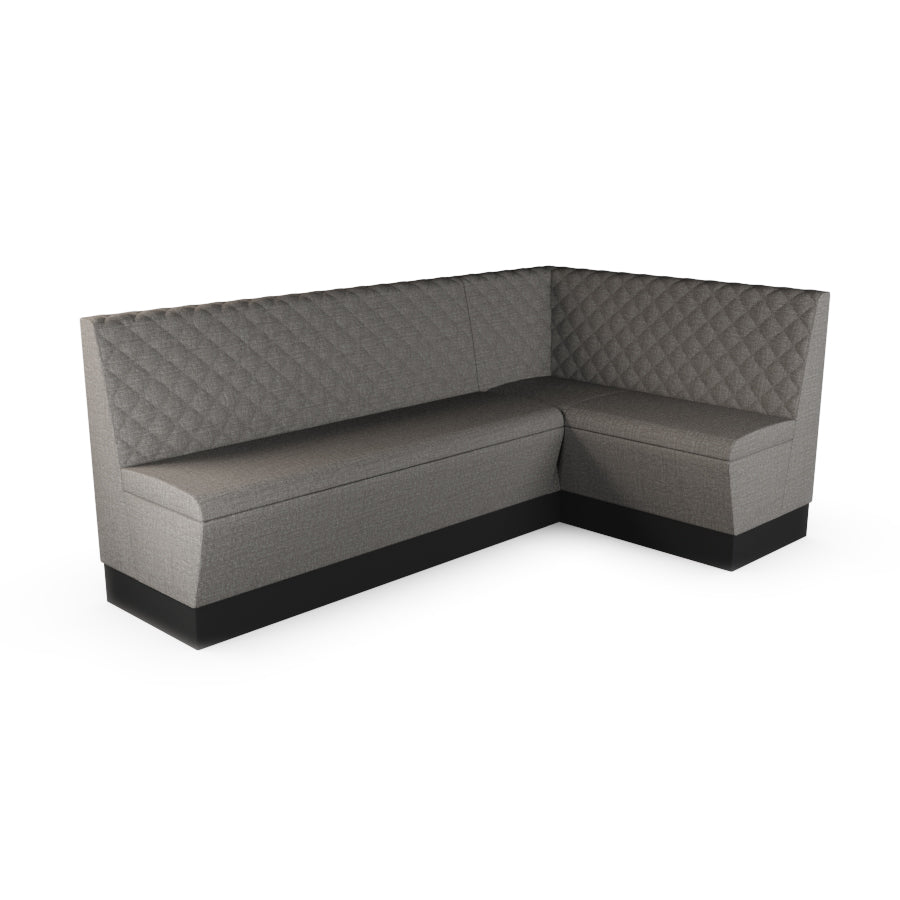 Large Corner Booth Set - Quilted Back