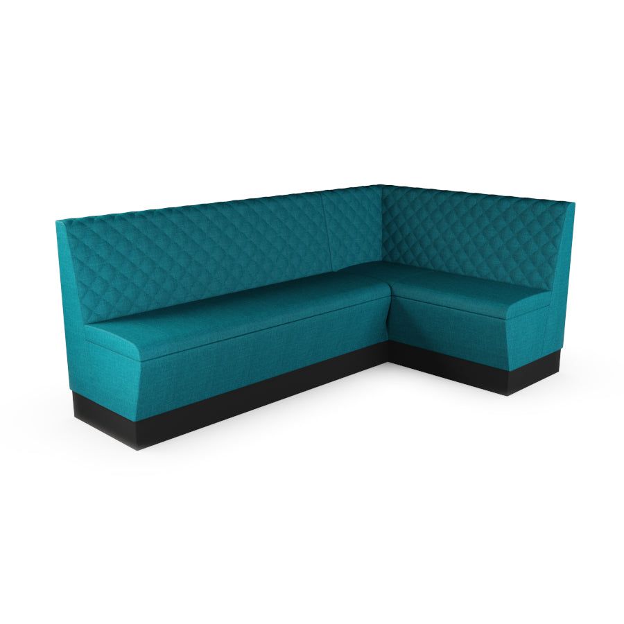 Large Corner Booth Set - Quilted Back