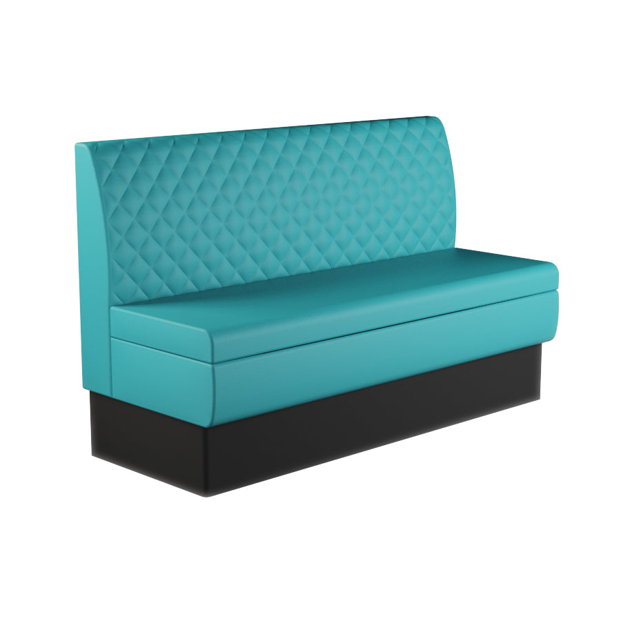 Quilted Straight Booth Seat - 1500mm Large Unit