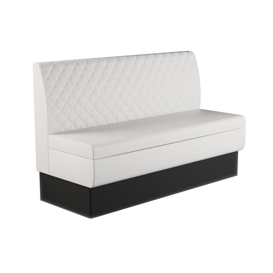 Quilted Straight Booth Seat - 1500mm Large Unit