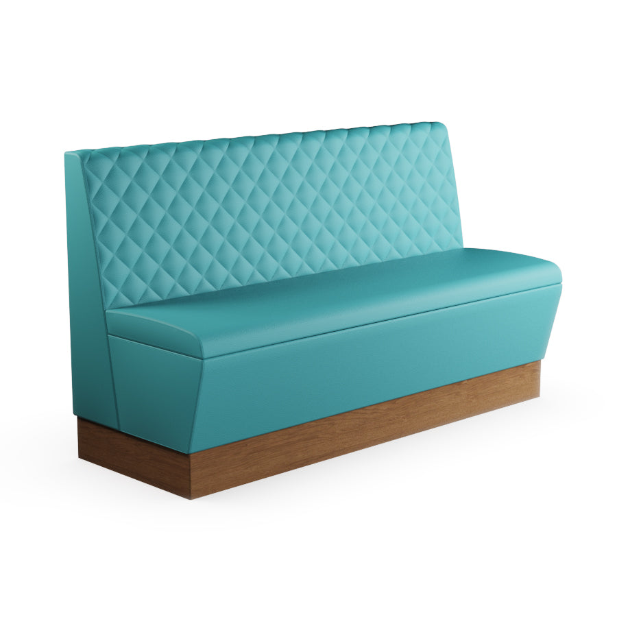 Quilted Straight Booth Seat - 1500mm Large Unit