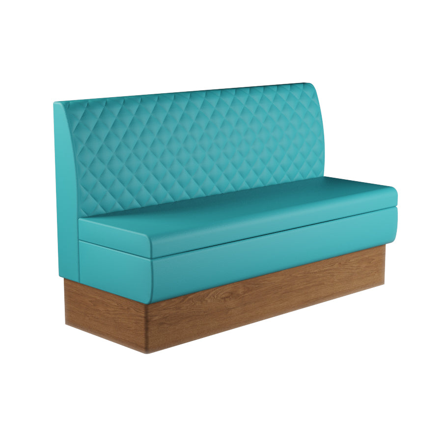 Quilted Straight Booth Seat - 1500mm Large Unit