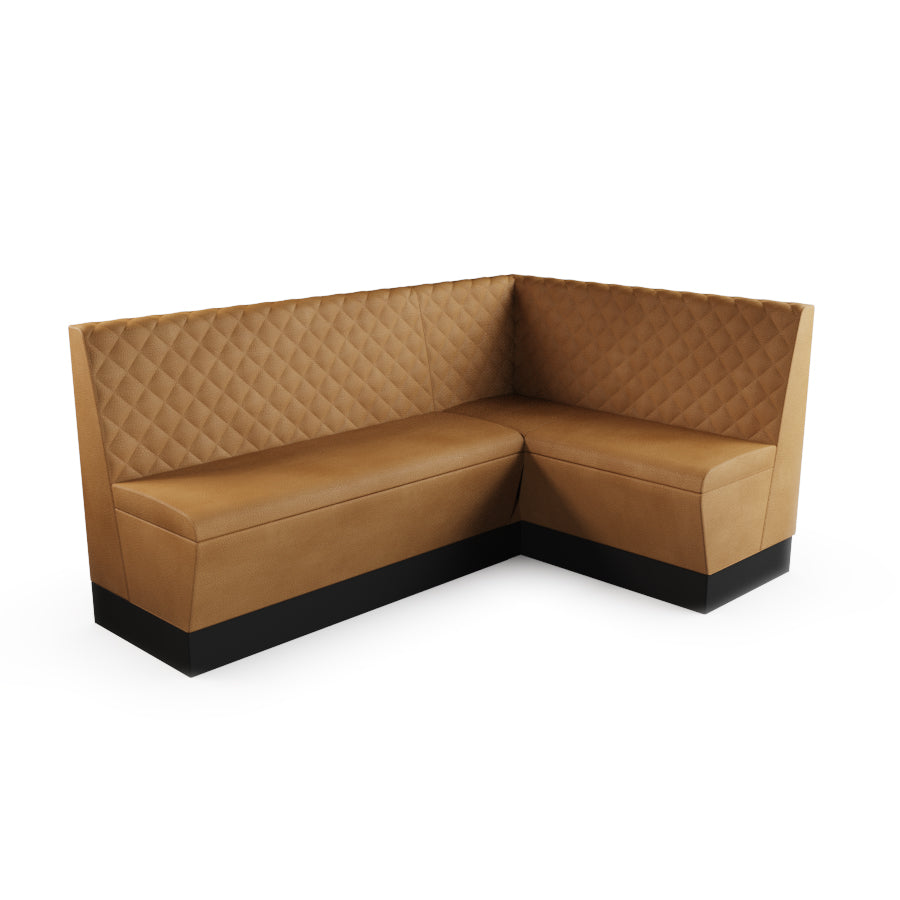 Medium Corner Booth Set - Quilted Back