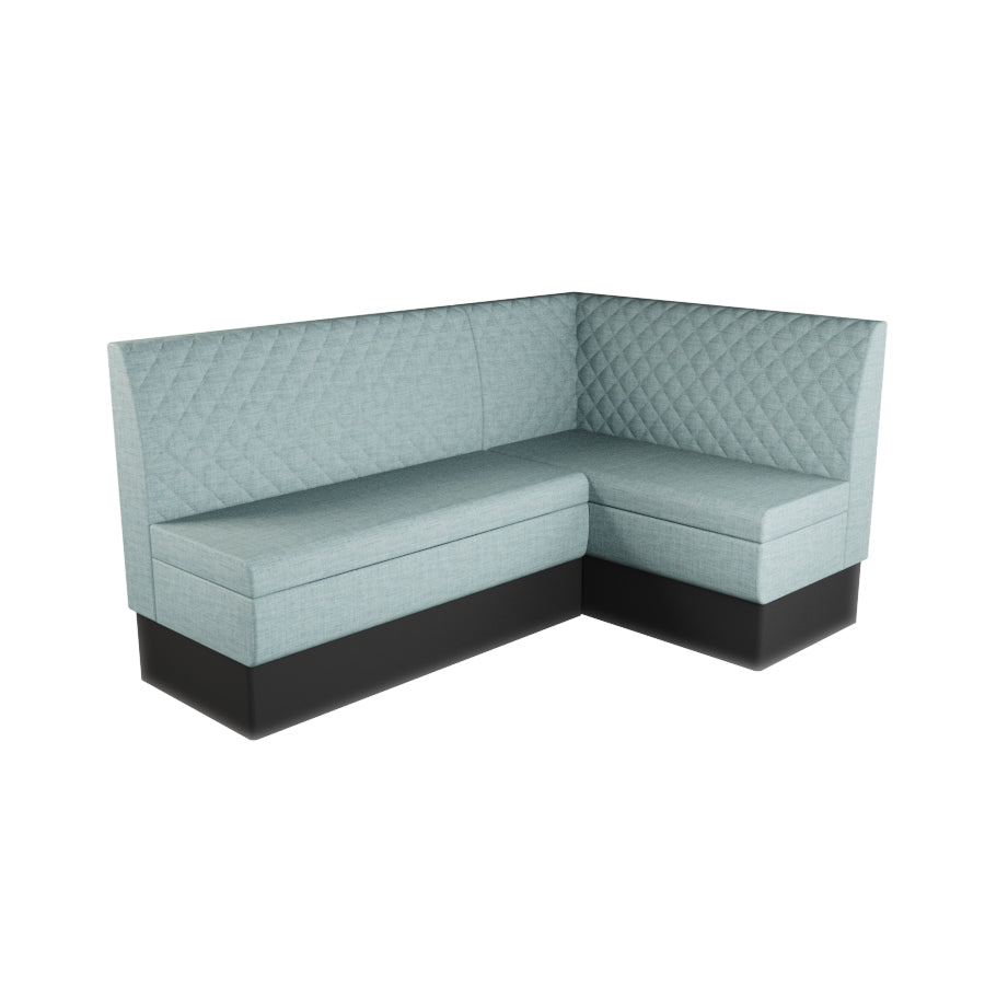 Medium Corner Booth Set - Quilted Back