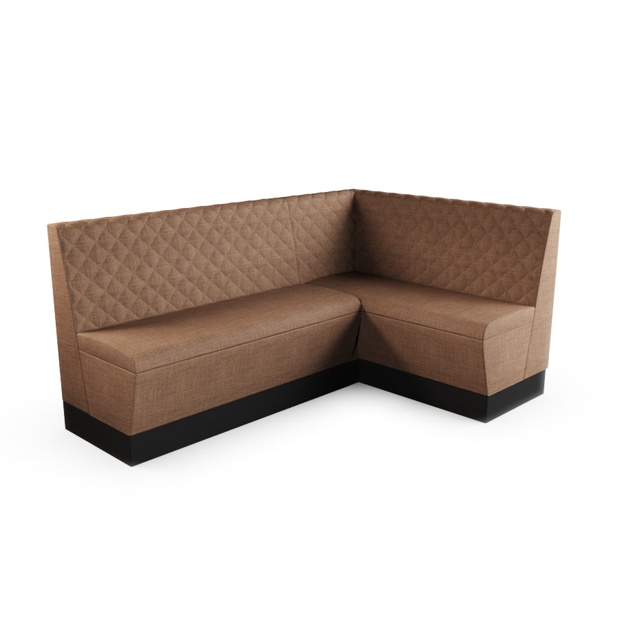 Medium Corner Booth Set - Quilted Back